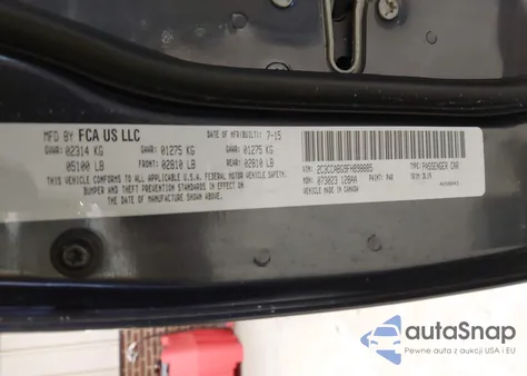 2015 Chrysler 300 300S z USA, uszkodzony, nr VIN 2C3CCABG9FH898885